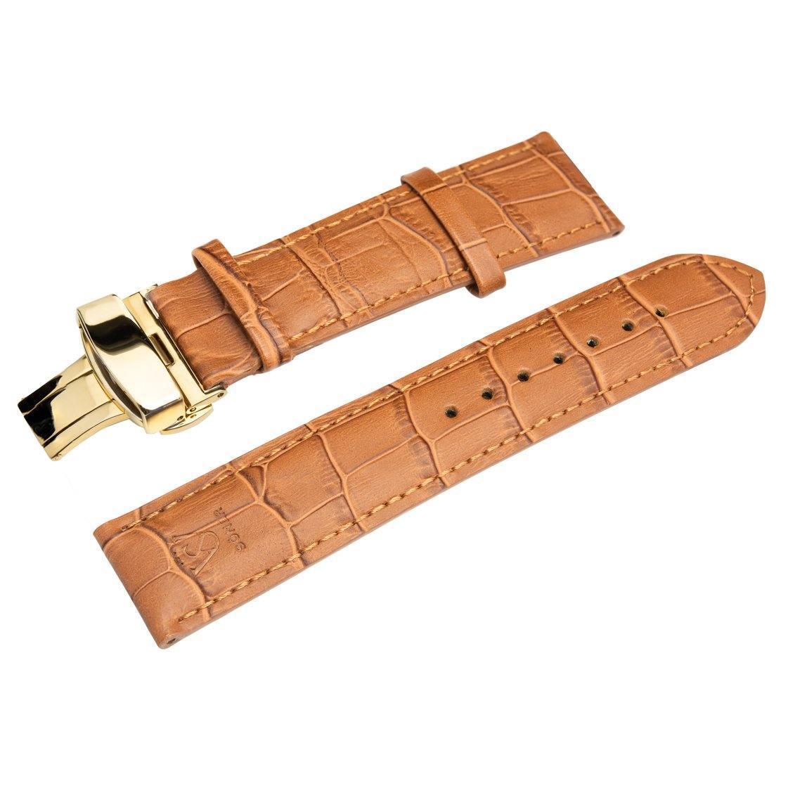 HERITAGE Cognac Croc<br/>(22mm) - Image 3