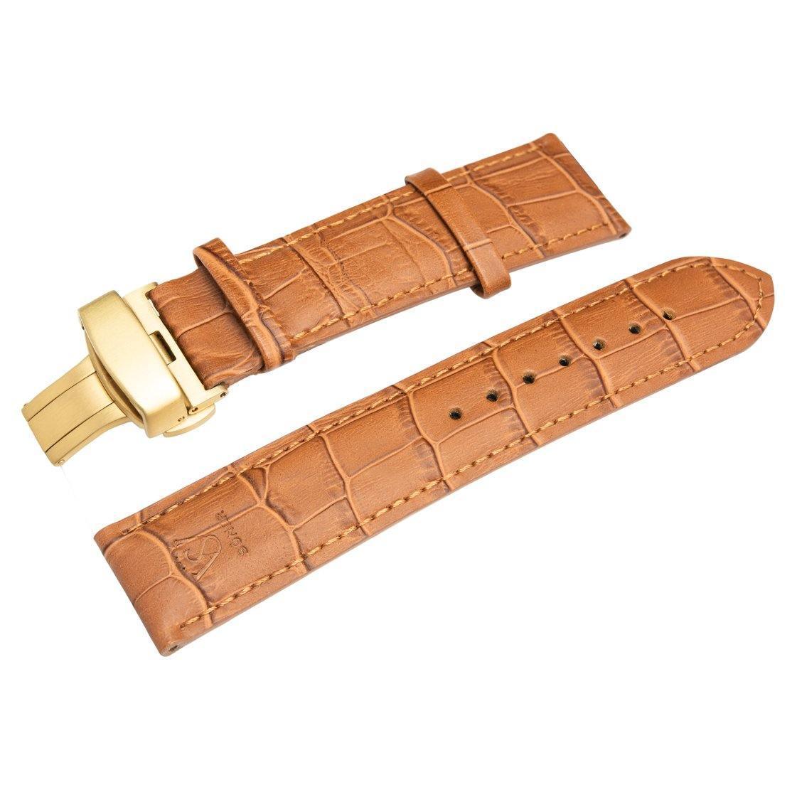 HERITAGE Cognac Croc<br/>(22mm) - Image 4